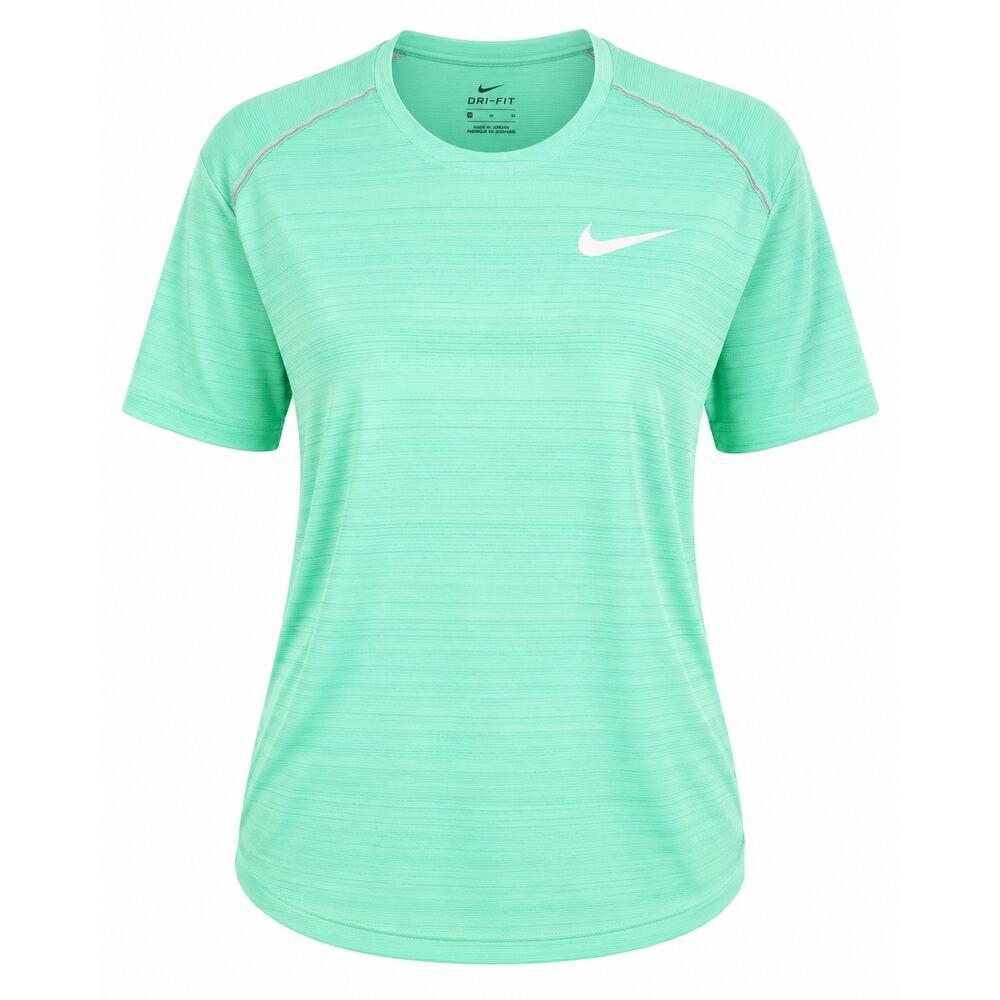 Nike Dri-FIT Mint Green Performance Medium Short Sleeve Running Tennis Gym Top